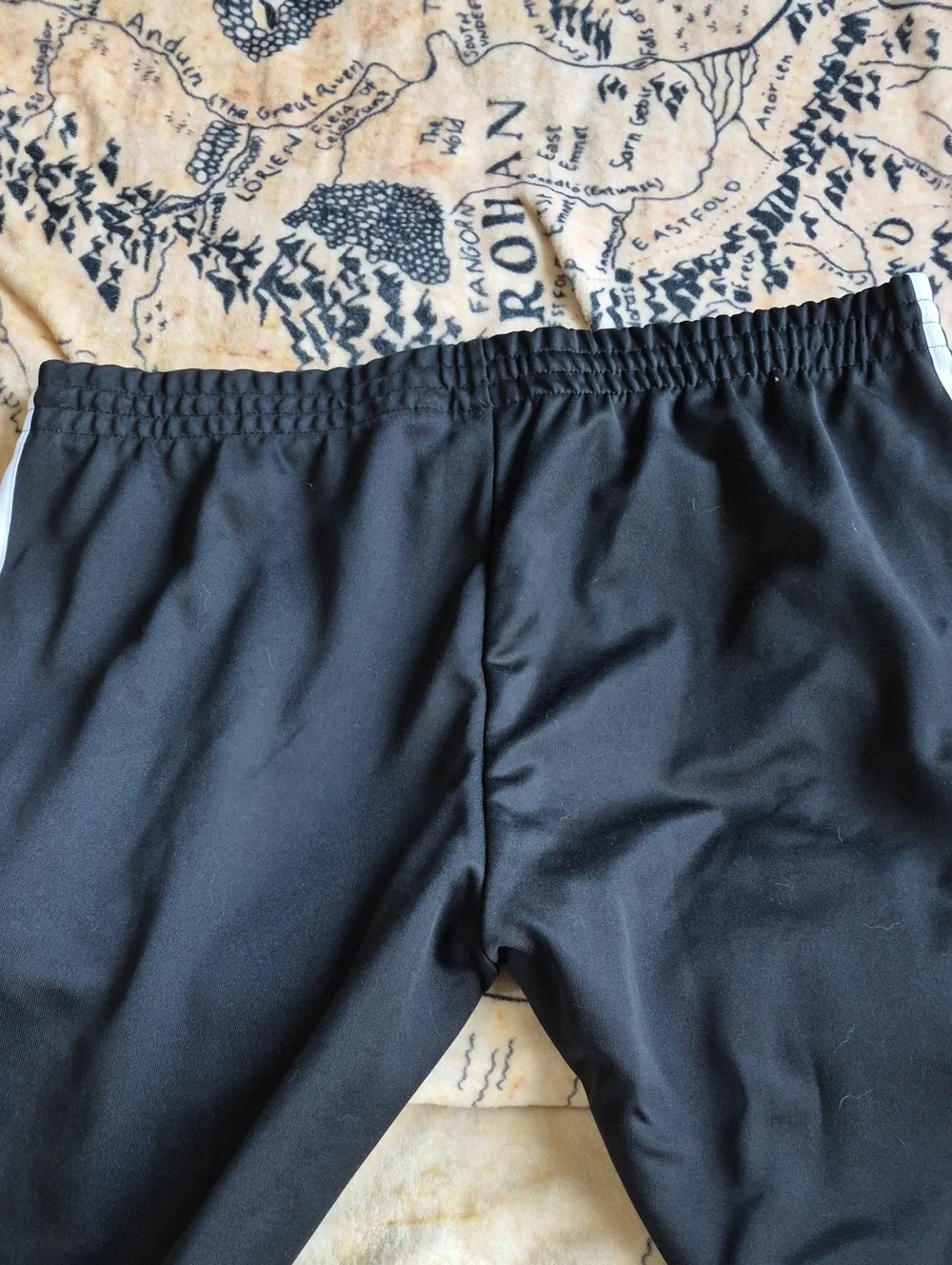 NWT Adidas Originals Men's 2XL SST Track Pants Black White 3 Stripe